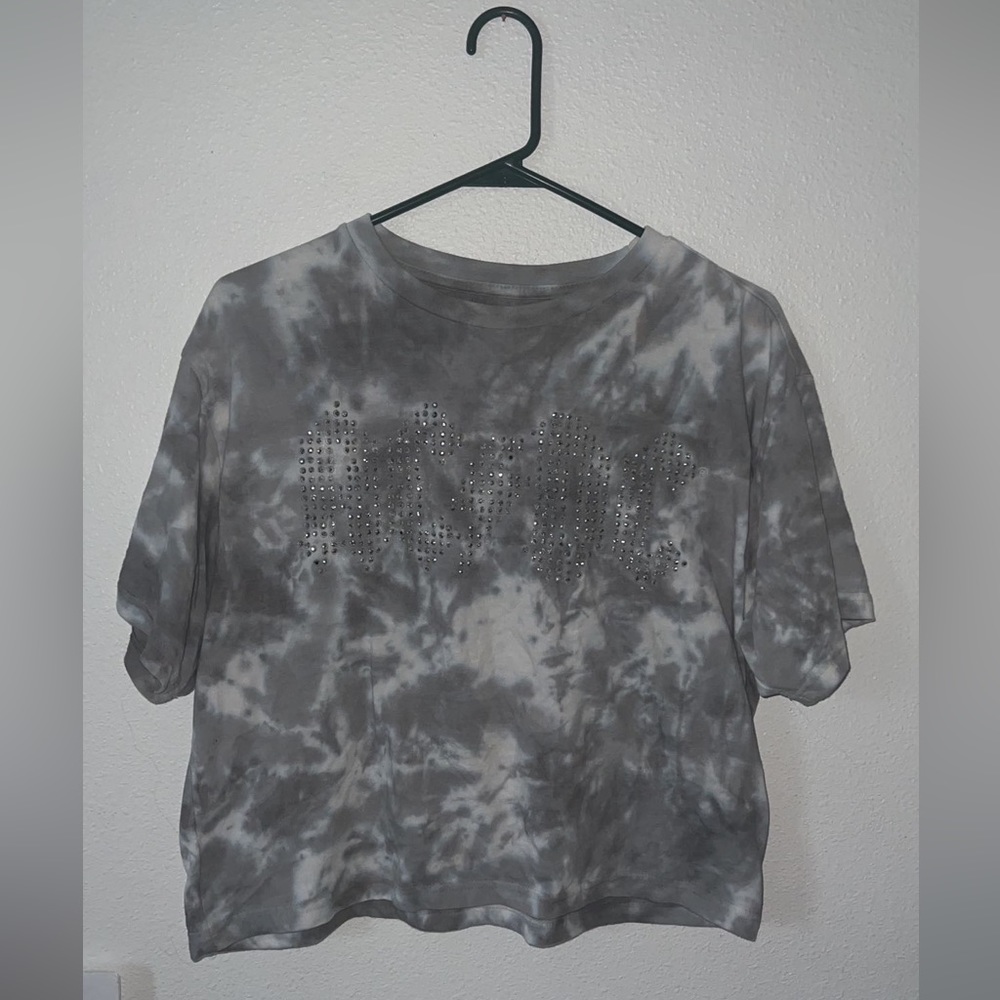 AC/DC BEJEWELED CROP TEE